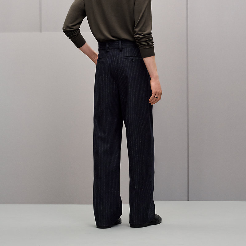 "Rayures craies" pleated Malte pants, View: , view 3 of 6