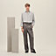 "Rayures fond colore" boxy fit shirt with Louis collar, View: Worn, worn, view 1 of 5