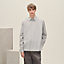 "Rayures fond colore" boxy fit shirt with Louis collar, View: Worn, worn, view 2 of 5