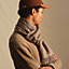 Recto-Verso Maillons Colores scarf, View: Worn, worn, view 1 of 4