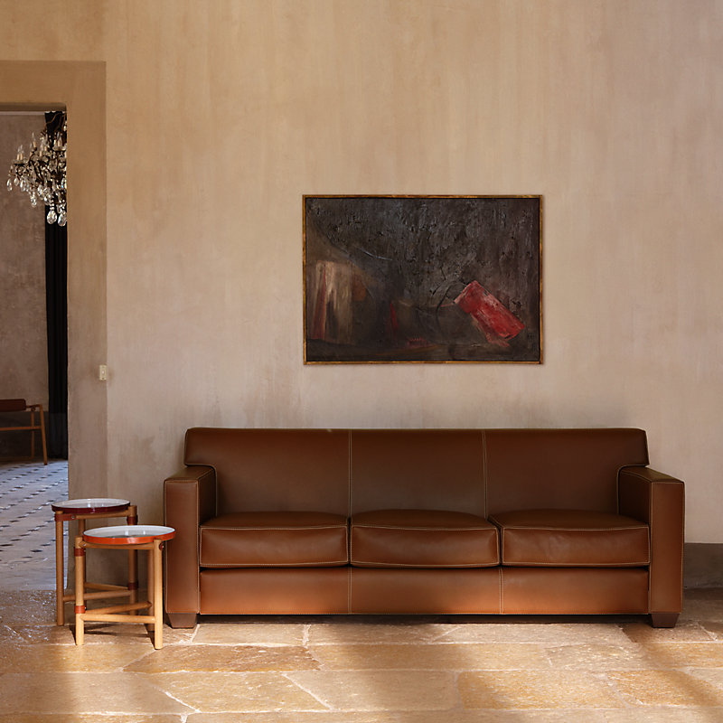 Reeditions J.-M. Frank by Hermès 2-seater sofa