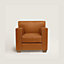 Reeditions J.-M. Frank by Hermès Club armchair, View: , worrn, view 2 of 4