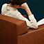 Reeditions J.-M. Frank by Hermès Club armchair, View: Worn, worn, view 2 of 3