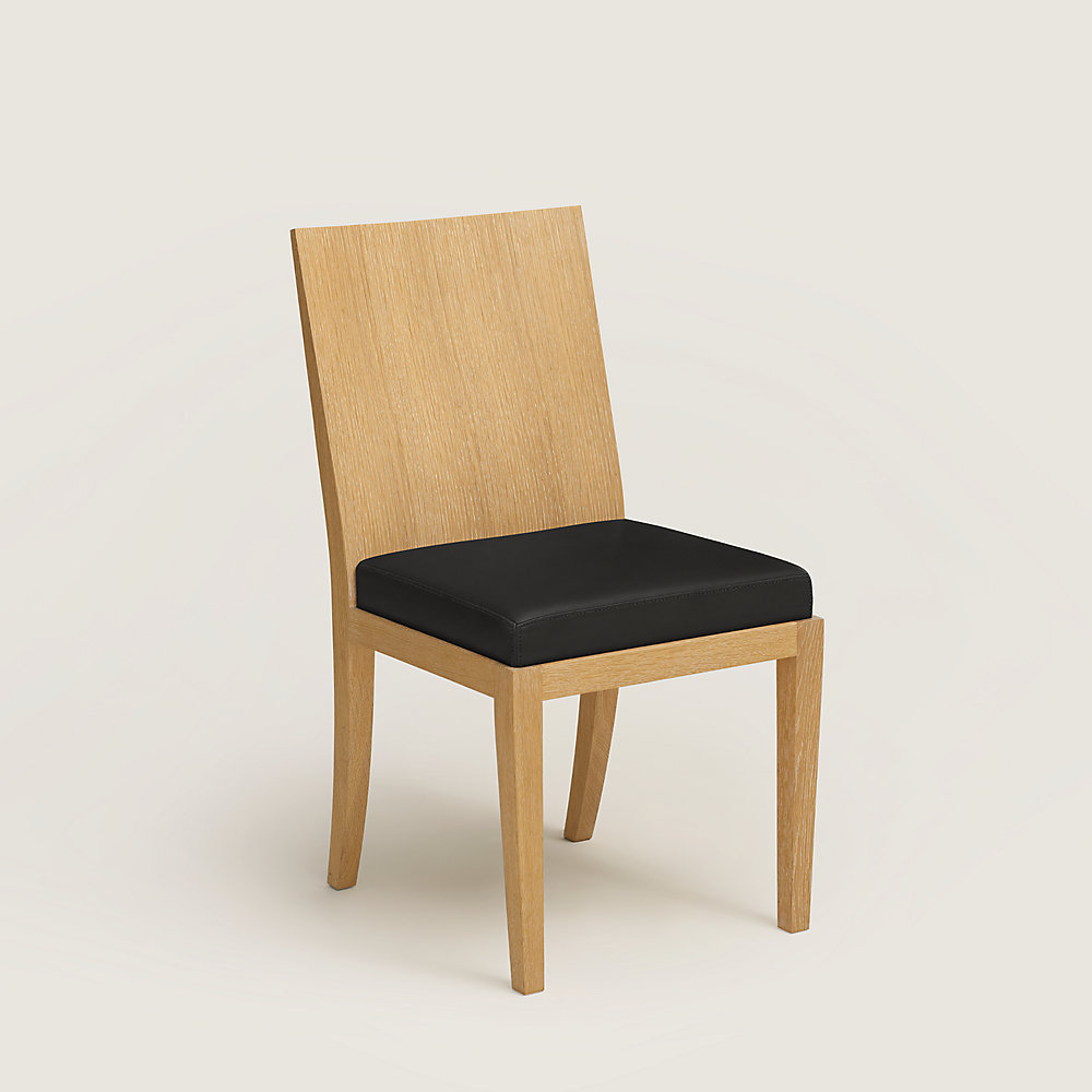 Wooden chair discount with padded seat