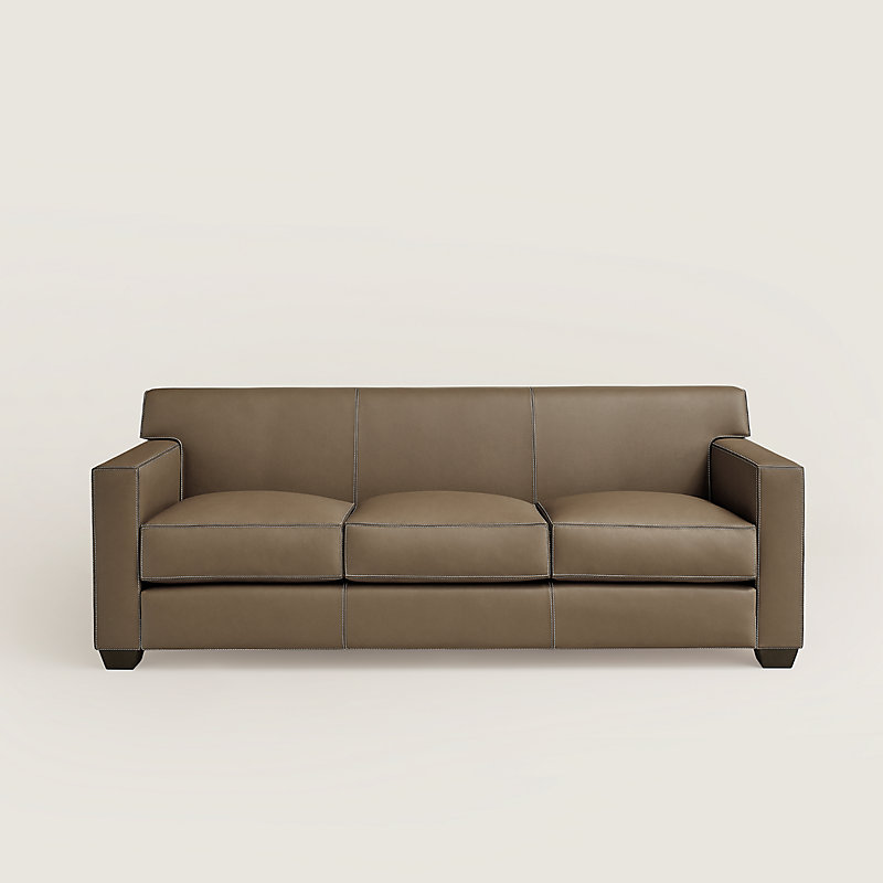 Reeditions J.-M. Frank par Hermès Comfortable 3-seater sofa