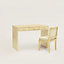 Reeditions J.-M. Frank par Hermès dressing table chair, View: Worn, worn, view 3 of 4