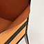 Reeditions J.-M. Frank par Hermès wrought iron bench, View: Worn, worn, view 3 of 4