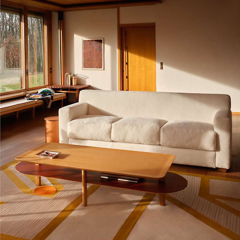 Reeditions Jean-Michel Frank par Hermès 3-seater sofa | Hermès USA