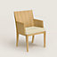 Reeditions Jean-Michel Frank par Hermès dining chair with armrests, View: Worn, worn, view 1 of 1