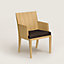 Reeditions Jean-Michel Frank par Hermès dining chair with armrests, View: Worn, worn, view 1 of 1
