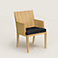 Reeditions Jean-Michel Frank par Hermès dining chair with armrests, View: Worn, worn, view 1 of 1