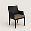 Reeditions Jean-Michel Frank par Hermès dining chair with armrests, View: Worn, worn, view 1 of 2