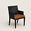 Reeditions Jean-Michel Frank par Hermès dining chair with armrests, View: Worn, worn, view 1 of 2