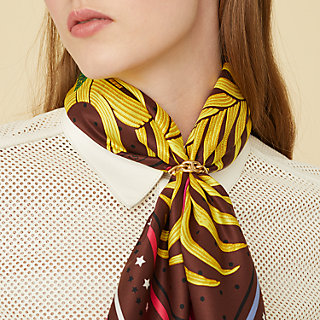 Hermes scarf, Grand Apparat, regate scarf ring, knot, knotting, tutorial,  hermes carre, Hermes Schal, эрмес, платок,…