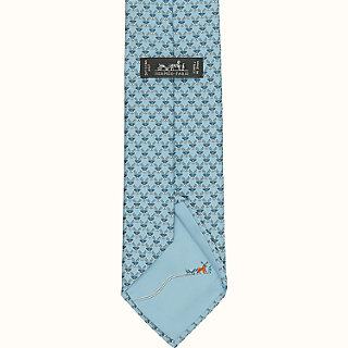 hermes blue tie