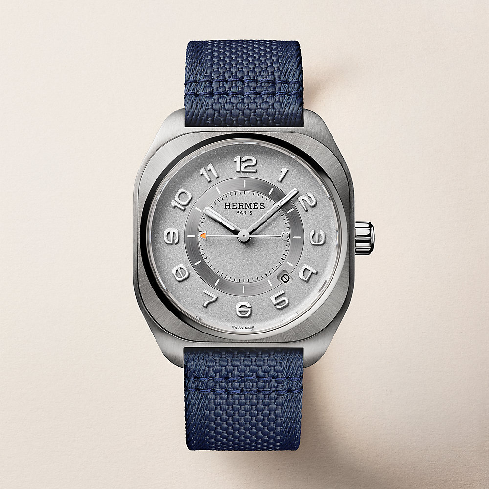 Relógio Hermès H08, 42 mm - Laranja | Hermès Brasil