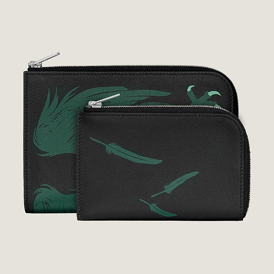 Orange Hermes Remix Voyage Wallet | hermes 2004 pre owned kelly pochette  clutch bag item | RvceShops Revival