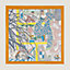 Rendez-Vous Chez Hermes scarf 70, View: Flat, flat, view 1 of 2