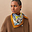 Rendez-Vous Chez Hermes scarf 70, View: Worn, worn, view 2 of 2
