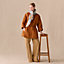 Rendez-Vous Chez Hermès shawl 140, View: Worn, worn, view 2 of 3