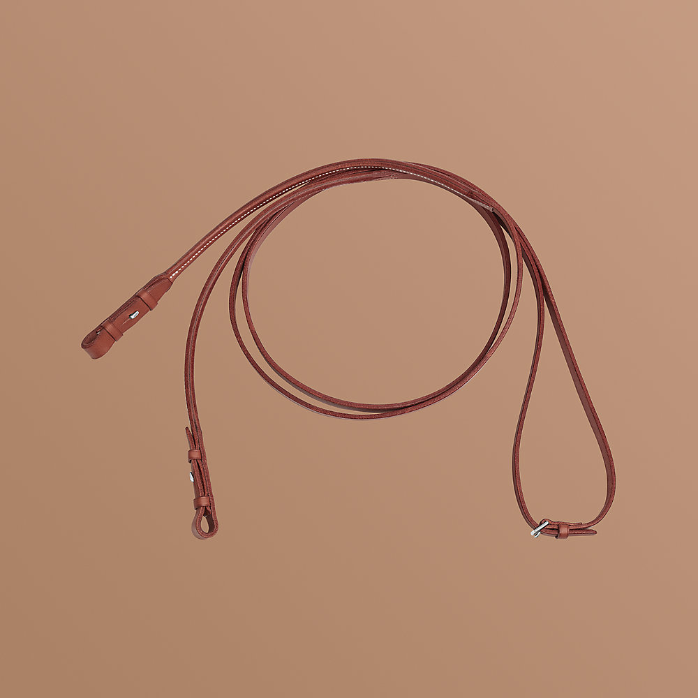 Demi-rênes En Cuir Marron - Pleines, Usage Doux, Livraison Offerte