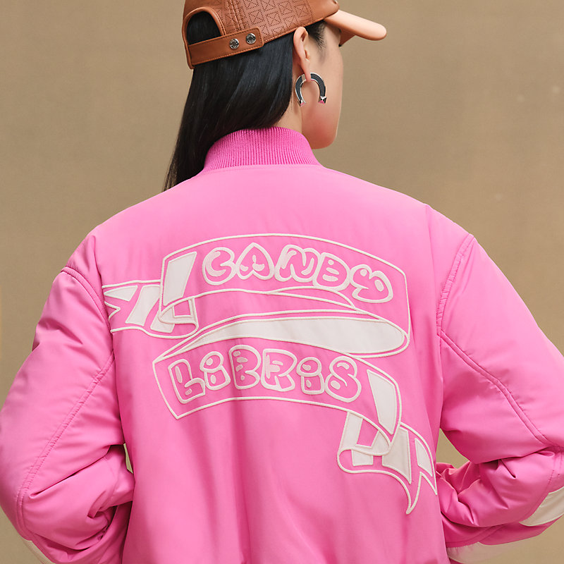 HERMÈS ピンク ジャンパー・ブルゾン Reversible bomber jacket - Pink | Hermès Finland