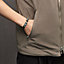 Reversible hooded vest, View: Worn, worn, view 8 of 8