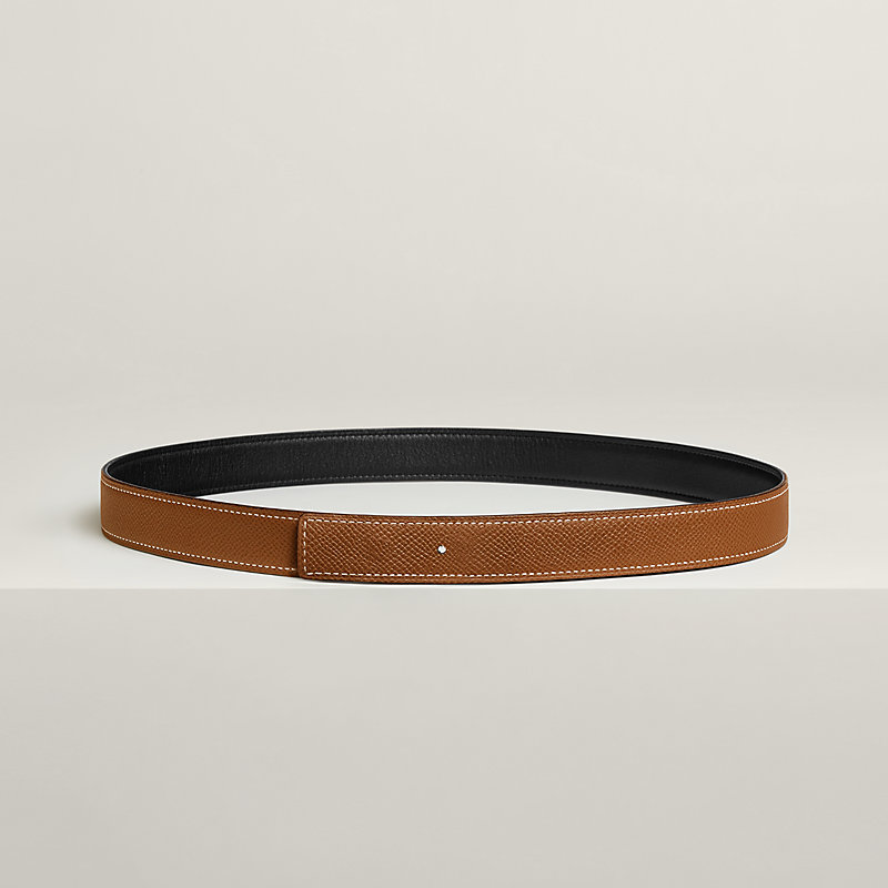 Reversible leather strap 24 mm