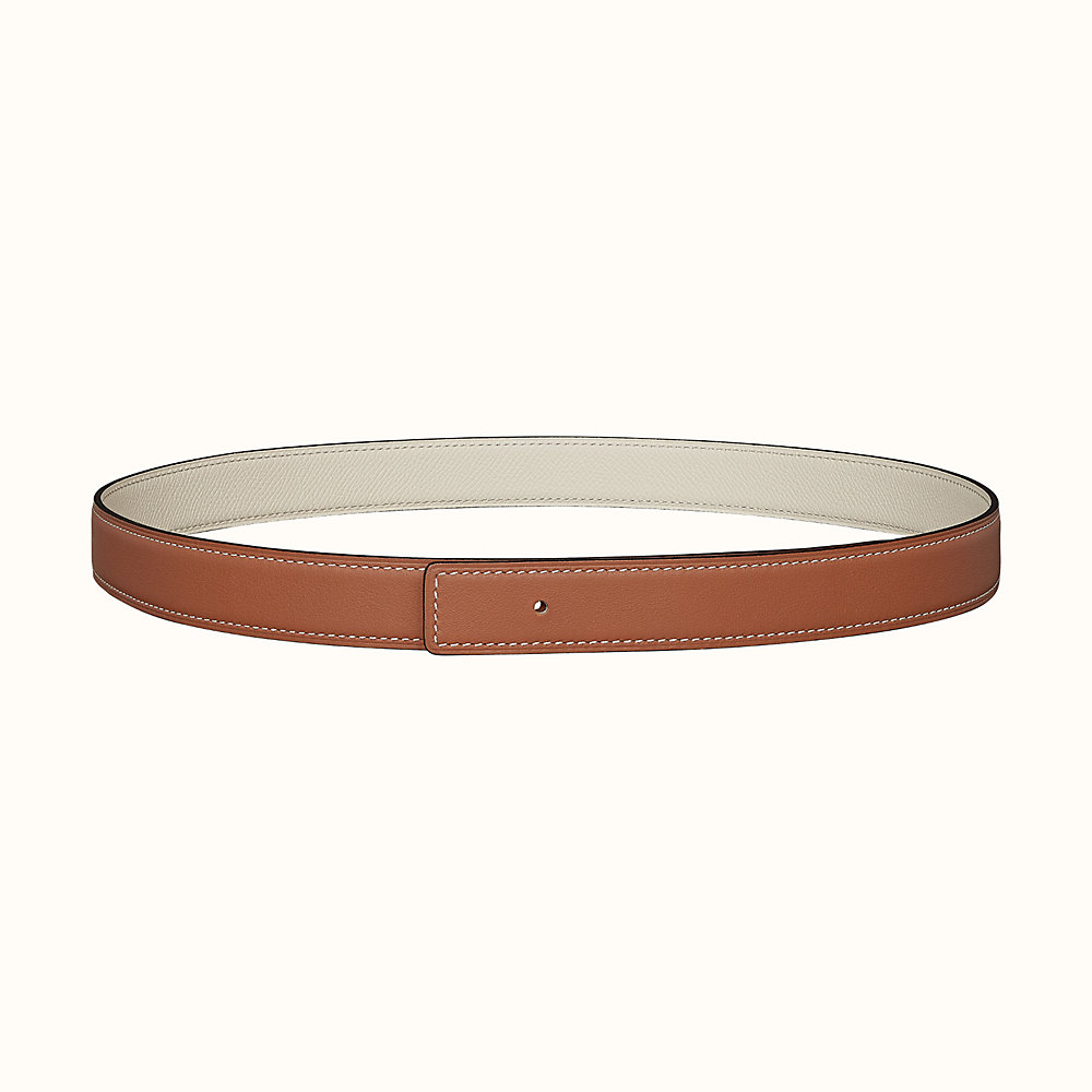 Reversible leather strap 24 mm | Hermès UK