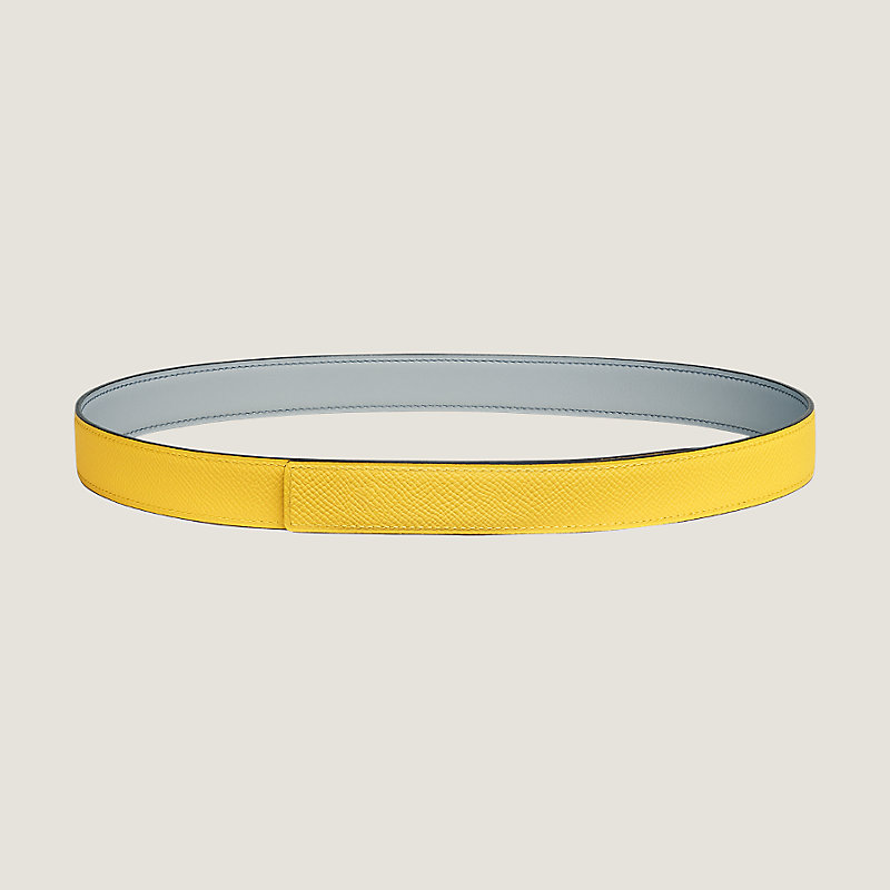Reversible leather strap 24 mm