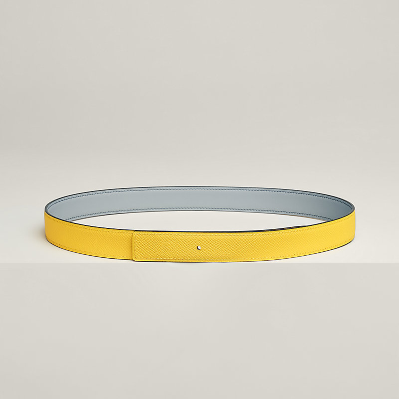 Reversible leather strap 24 mm
