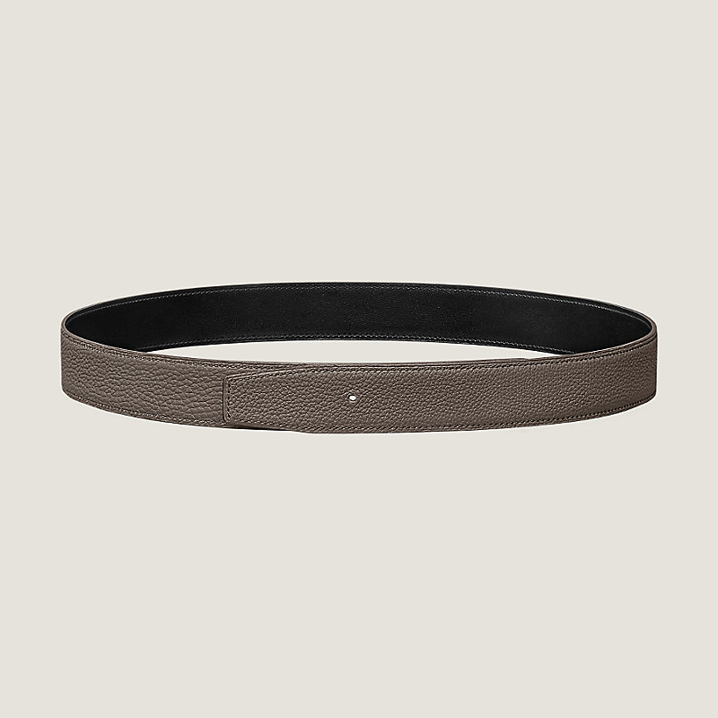 Reversible leather strap 32 mm