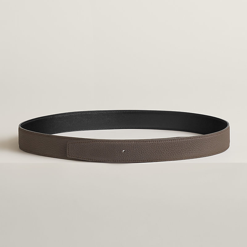 Reversible leather strap 32 mm