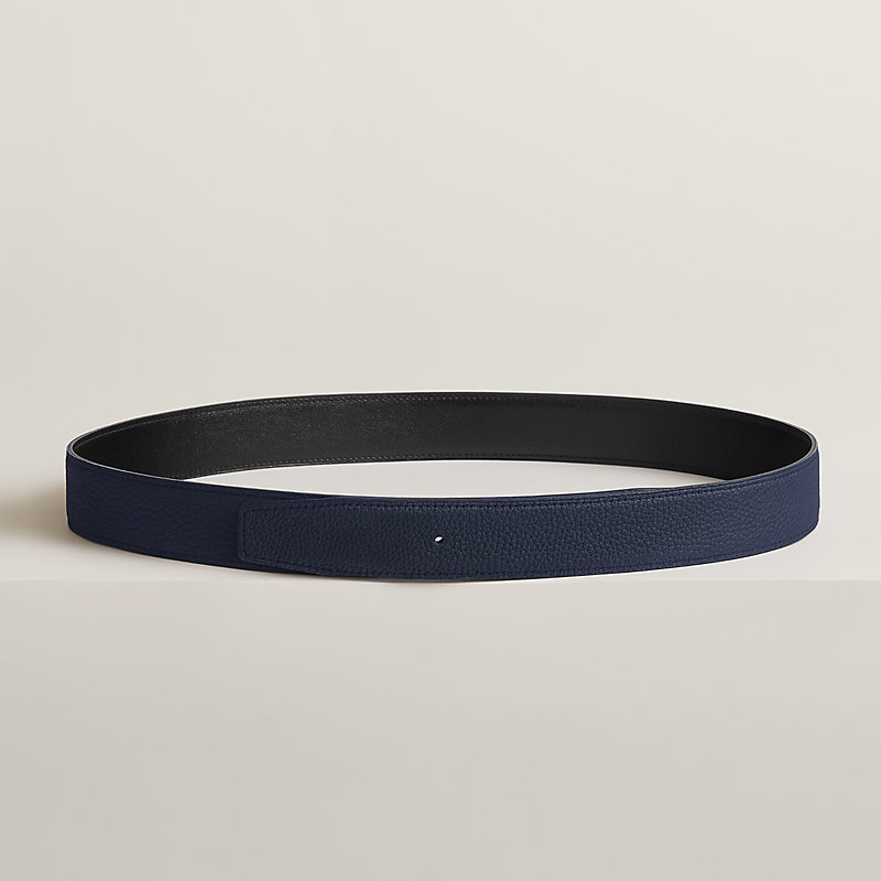 Reversible leather strap 32 mm