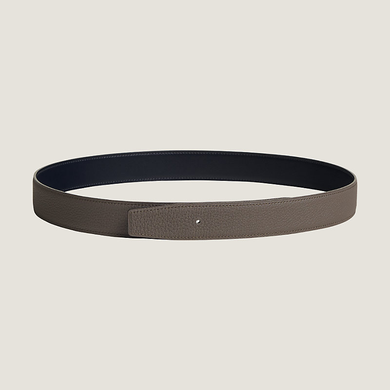 Reversible leather strap 32 mm
