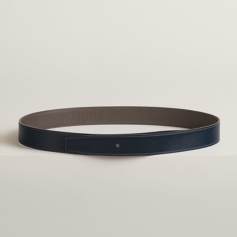 Reversible leather strap 32 mm
