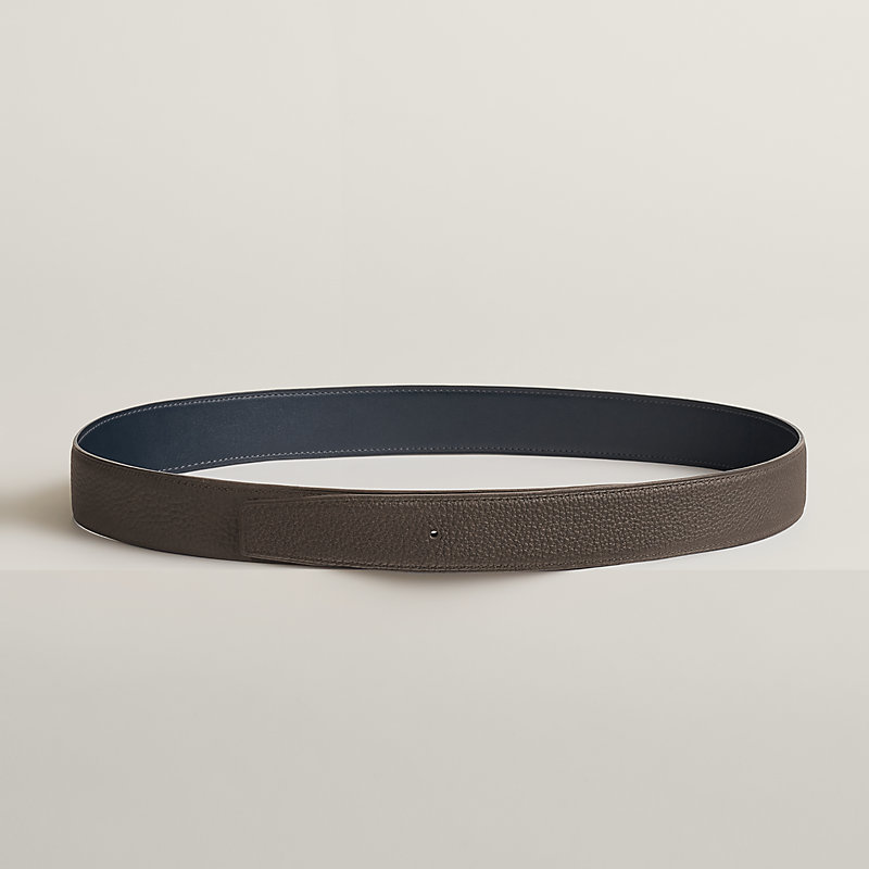 Reversible leather strap 32 mm