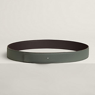 HERMES ベルト Reversible leather strap 38 mm - Brown | Hermès USA