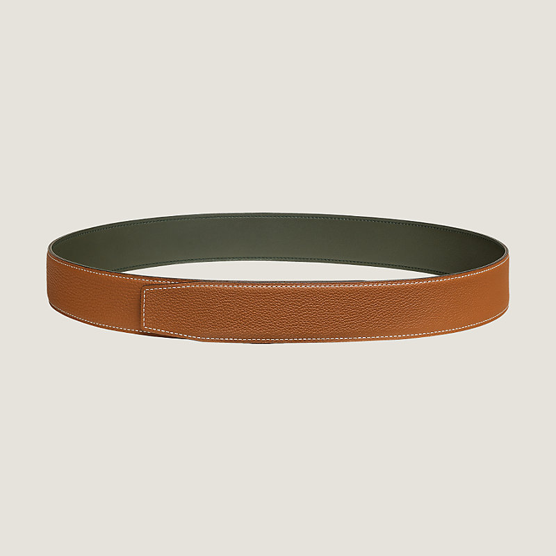 Reversible leather strap 38&nbsp;mm