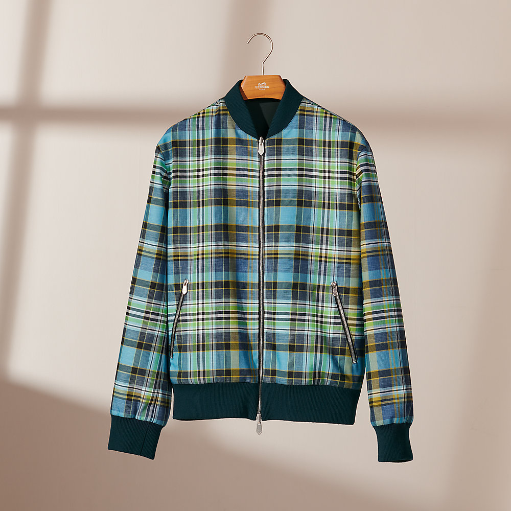 Reversible rib trim jacket | Hermès Australia