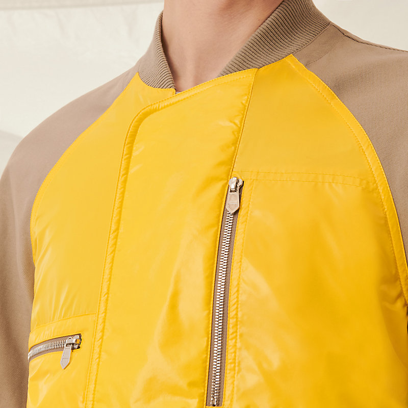Reversible rib trim jacket | Hermès Singapore