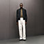 Reversible rib-trim jacket, View: Worn, worn, view 2 of 8