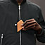 Reversible rib-trim jacket, View: Worn, worn, view 8 of 8
