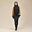 Reversible sleeveless jacket, View: Worn, worn, view 2 of 8