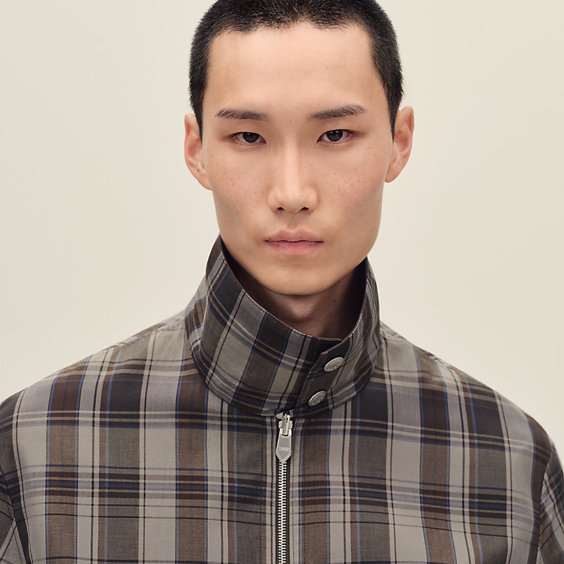 Reversible straight cut jacket