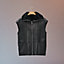 Reversible "Tatersale" leather vest, View: Worn, worn, view 1 of 5