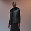 Reversible "Tatersale" leather vest, View: Worn, worn, view 2 of 5