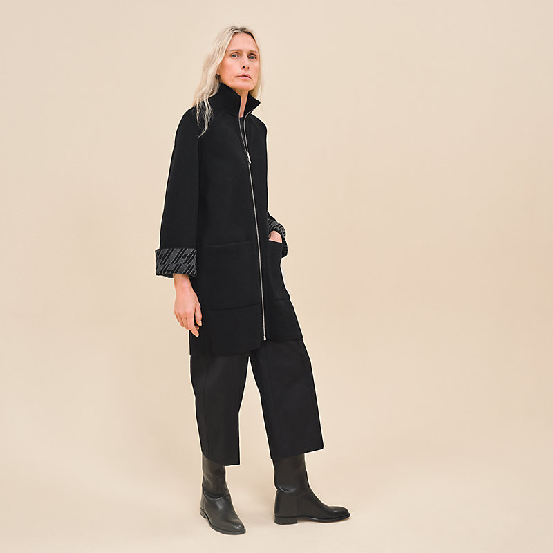Reversible zipped coat | Hermès USA