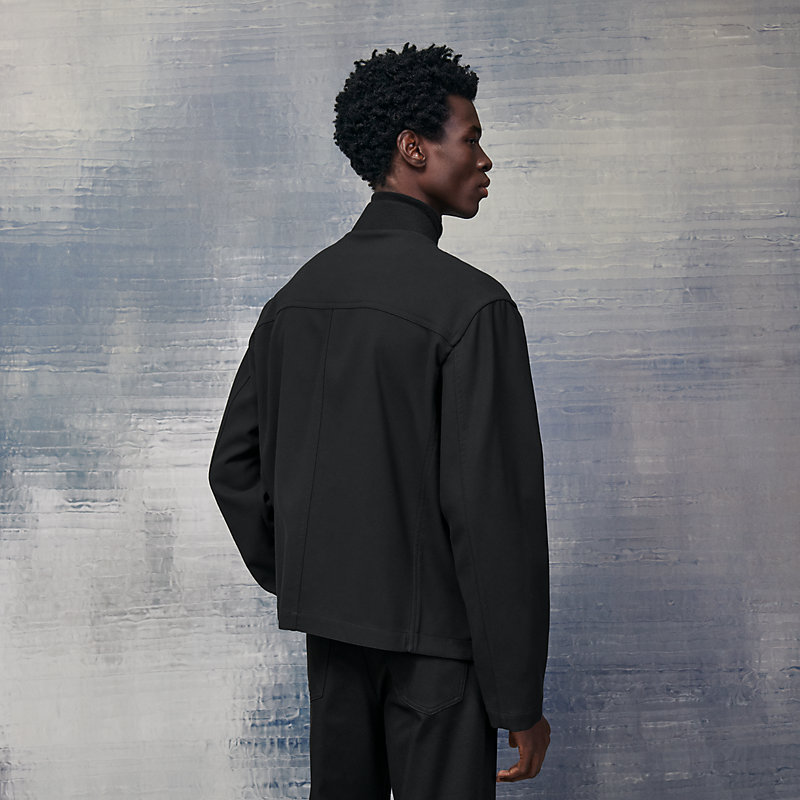 Rib-trim jacket | Hermès Malaysia