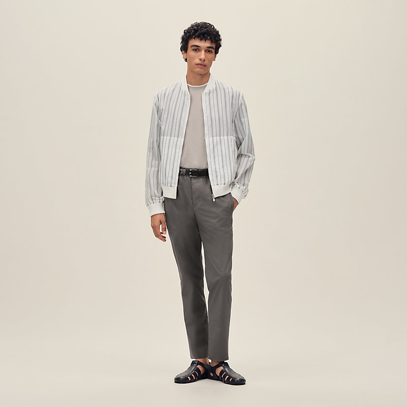 Rib-trim jacket | Hermès USA